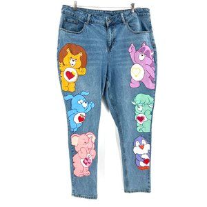Care Bears Blue Mom Jeans